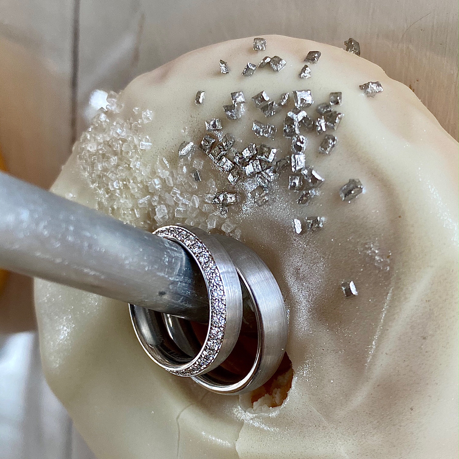 Meister Trauringe Weissgold Platin Brillanten